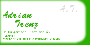 adrian trenz business card